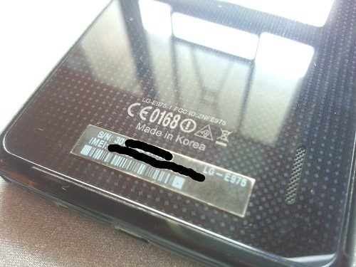 P30818-112708 ’s LG Optimus G E975