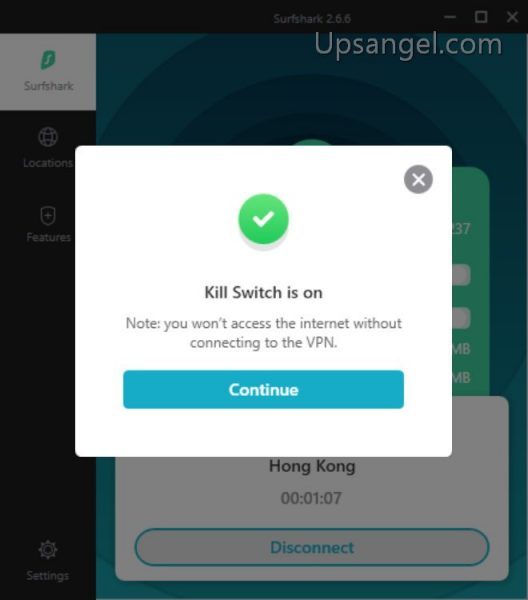 Surfshark VPN 真 KILL SWITCH