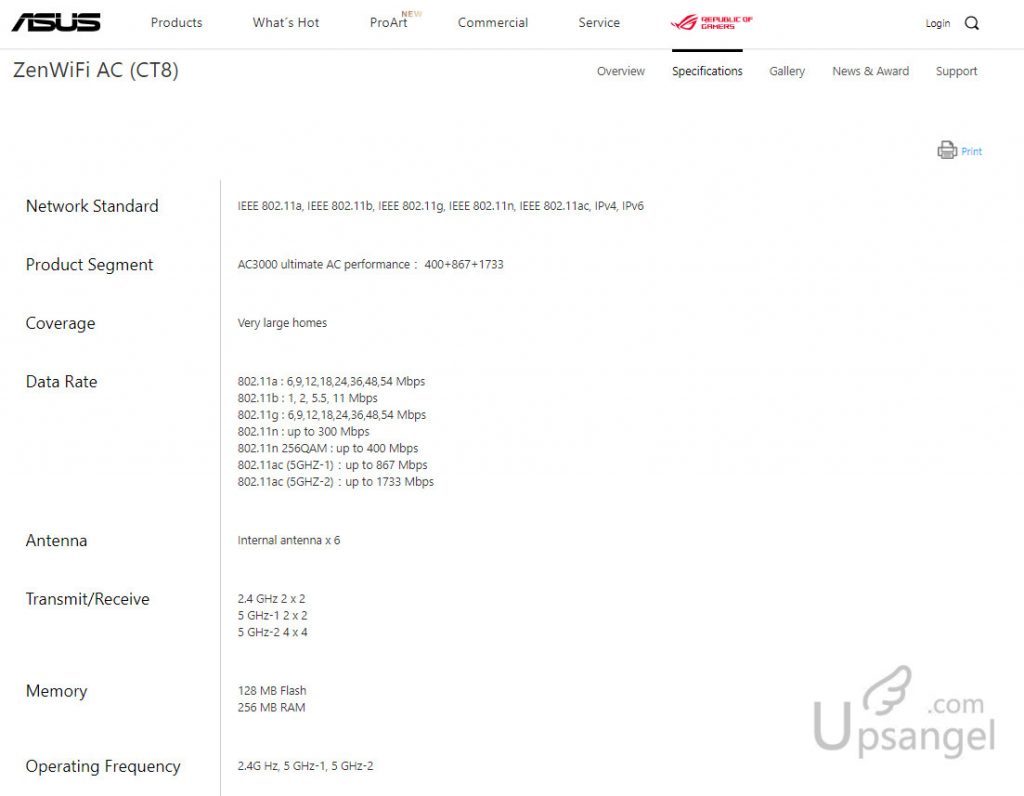 ASUS CT8 SPECS